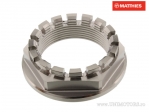 Moer voor as M38 x 1,50 mm titanium zilver - JM