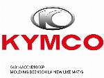 MOLDING BEENSCH LH NOUVEAU COMME MAT G - 64314ACC1E1066P - Kymco