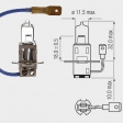 Motopro - Lâmpada Halógena 12V - 55W H3 PK22S