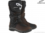 Motorcycle boots Corozal Adventure Drystar Oiled Leather (brown/black) - Alpinestars