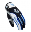 Motorcycle gloves cross-enduro unisex Unik Racing model X-10 color: blue - Blue, M (8 cm)