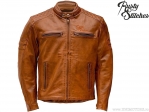 Motorcycle Jacket Rusty Stitches Jari Brown (brown) - Rusty Stitches