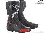 Motorcycle Road Boots SMX-6 v2 (Black/Red) - Alpinestars