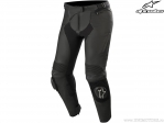 Motorcycle Road Pants Stella Missile v2 Airflow Leather (Black) - Alpinestars