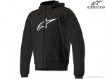 Motorrad Street Chrome Sport Kapuzenpullover (Schwarz) - Alpinestars