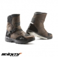 Motorradstiefel (Stiefel) Adventure (Touring) Unisex Seventy Modell SD-BA5 Farbe: braun - Braun, Größe 47