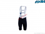 MTB bib shorts E-P3+ (size L) - white / black - Polini