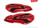 MX Flow Handguards Replacement Plastic Set Red Black - Polisport