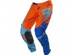 MX-PANT FACTION PANTALON ORANGE/BLEU : Taille - 32