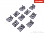 Nut plate set 10 pcs for screw M5 - BMW C Evolution ABS / R 1200 GS Adventure ABS LC / R 1200 RT ABS LC - JM