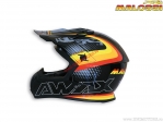 Off-road helmet (S) - glossy black - Malossi