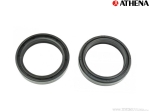 Oliekeerring set (35x48x8/10,50mm) - Yamaha SR400 / XVS250 Drag Star / YP250R X-Max Black / YP400 X-Max R/RA - Athena