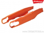 Orange Swingarm Protectors - KTM SX / SX-F ('13-'19) / Husqvarna FC / TC ('14-'19) - Polisport