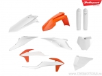 Orange/White Plastic Set - KTM SX 125 / SX 250 / SX-F 250 ie 4T / SX-F 450 ie / SX-F 450 ie Herlings Replica - Polisport