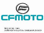 OUTER HEAT INSULATION COVER,MUFFLER BODY - 5BY2-020001-00001 - CFMOTO