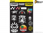 Pack de stickers de course (blanc / bleu / jaune / rose) - Thor