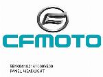 PANEL, HEADLIGHT - 5BYV041021A1000VE00 - CFMOTO