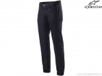 Pantalones de moto de carretera Copper 2 Denim (blanco/azul) - Alpinestars