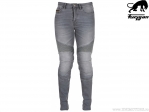 Pantalones de moto para mujer Furygan Purdey Grey (gris) - Furygan