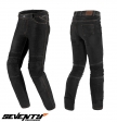 Pantalones de moto para mujer modelo Seventy SD-PJ8 corte Slim Fit color negro (con inserciones de Aramid Kevlar) - Negro, XS