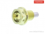 Parafuso de drenagem de óleo com ímã Pro Bolt M12 x 1.50 x 15 mm titânio dourado - JM