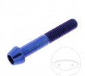 Parafuso tampa cônica Pro Bolt M10 x 1,25 x 60 mm inox A4 azul - JM