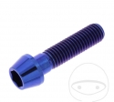 Parafuso tampa cônica Pro Bolt M10 x 1.50 x 40 mm aço inoxidável A4 azul - JM