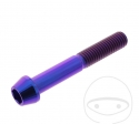 Parafuso tampa cônica Pro Bolt M10 x 1.50 x 65 mm aço inoxidável A4 violeta - JM