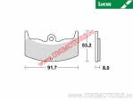 Pastiglie freno anteriori - MCB526 organiche - Lucas TRW