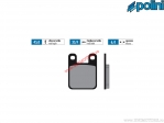 Pastiglie freno posteriori sinterizzate (35,9x45x6mm) - 1742015.S - Polini