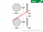 Pastilhas de freio dianteiras - MCB513 orgânicas - Lucas TRW