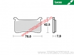 Pastilhas de freio dianteiras - MCB893SRQ sinterizadas SRQ - Lucas TRW