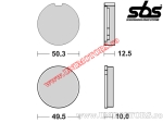 Pastilhas de freio dianteiras - SBS 503HF (cerâmica) - (SBS)