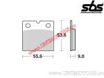 Pastilhas de freio dianteiras - SBS 506HS (metálicas / sinterizadas) - (SBS)