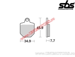 Pastilhas de freio dianteiras - SBS 843RSI (metálicas / sinterizadas) - (SBS)