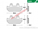 Pastilhas de freio traseiras - MCB751SRM sinterizadas SRM - Lucas TRW