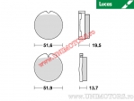 Pastillas de freno delanteras - MCB35 orgánicas - Lucas TRW