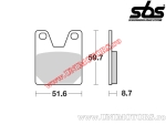 Pastillas de freno traseras - SBS 733RQ (tecnología de carbono) - (SBS)