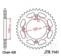 Piñón trasero JTR1141.50 (paso 420) - Beta REV 50 LC / REV 80 / RR 50 Enduro / Marco de aluminio Enduro / RR 50 Motard / Color