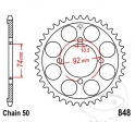 Piñón trasero JTR848.39 (paso 530) - Yamaha RD 350 LC ('80-'83) / RD 350 ('75) - JM