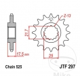 Pignon avant JTF297.15 (pas 525) - Honda CB 500 / CB-1 400 F / CBF 500 / CBR 250 RR / CBR 400 RR / RVF 400 R / VFR 400 RIII - JM