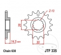 Pignon avant JTF335.15 (pas 630) - Honda CBX 1000 ('79) - JM