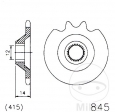 Pignone anteriore Esjot - 13 denti (passo 415) - Zündapp C 50 Sport ('76-'78) / CS 25 ('80-'82) / CX 25 ('82) / Hai 25 25 ('80-