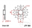 Pignone anteriore JTF404.15 (passo 525) - BMW HP4 1000 / M 1000 RR / S 1000 R / S 1000 RR / S 1000 XR / TE - JM