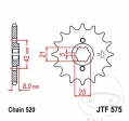 Pignone anteriore JTF575.14 (passo 520) - Yamaha SRX 600 H / N / TT 600 / K / XJR 400 / R / R2 / S / XT 550 / 600 H / N / Z - JM