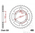 Pignone posteriore JTR486.41 (passo 520) - Suzuki GSX-R 1000 UF / GSX-R 750 / GSX-R 600 / 1000 A ABS / 1000 Z 25th Anniversary -