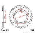 Pignone posteriore JTR744.39 (passo 525) - Ducati 999 999 Biposto/Monoposto - R - S Biposto/Monoposto / 749 749 Biposto - Dark -