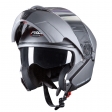 PILOOT - Flip-up helm met ZONNEBRIL, mat grijs [S]