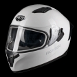 PILOTA - Casco integrale FLIPPER Fighter [visiera parasole] bianco lucido [L]