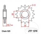 Pinhão dianteiro JTF1370.14 (passo 525) - Honda CMX 1100 A / D / CRF 1000 L A / L A2 / L / L D / L D2 / CRF 1100 L A / L D - JM